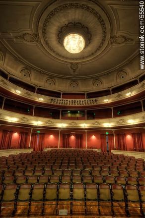 Teatro Bartolomé Macció. Vista desde el escenario. - Departamento de San José - URUGUAY. Foto No. 55540