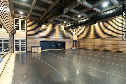 Sala de ensayo de baile en el Sodre - Departamento de Montevideo - URUGUAY. Foto No. 55560
