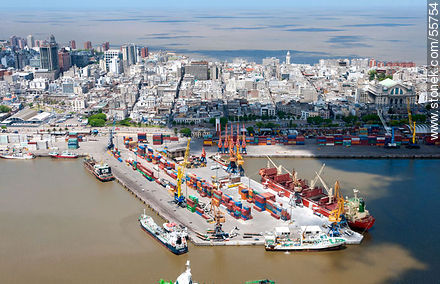 Port of Montevideo pier - Department of Montevideo - URUGUAY. Photo #55754