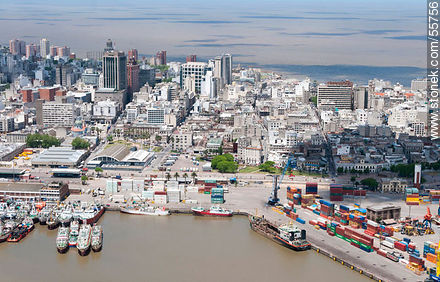 Puerto, Centro y Ciudad Vieja. - Departamento de Montevideo - URUGUAY. Foto No. 55756
