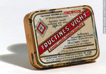 Antigua caja Fructines - Vichy de medicina laxante para los constipados -  - IMÁGENES VARIAS. Foto No. 55946