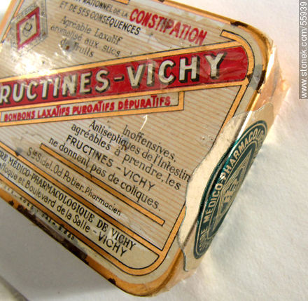 Old Fructines box - Vichy laxative medicine for constipation -  - MORE IMAGES. Photo #55939