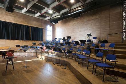 Small musical rehearsal and concerts room in Sodre. - Department of Montevideo - URUGUAY. Photo #55983