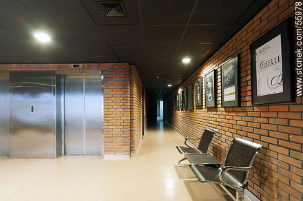 Hall of access to the rehearsal rooms of dance - Department of Montevideo - URUGUAY. Photo #55978