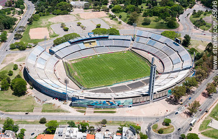 Aerial view of the Estadio Centenario in Parque Batlle - Department of Montevideo - URUGUAY. Photo #55996