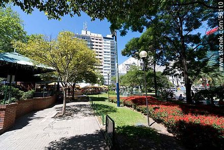 Plaza Fabini. - Departamento de Montevideo - URUGUAY. Foto No. 56110