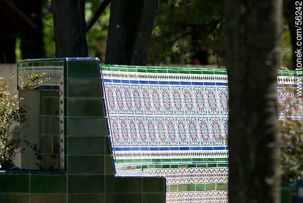 Tiles in Patio Andaluz - Department of Montevideo - URUGUAY. Photo #56242