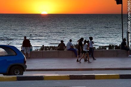 Boardwalk in Ramírez beach - Department of Montevideo - URUGUAY. Photo #56285