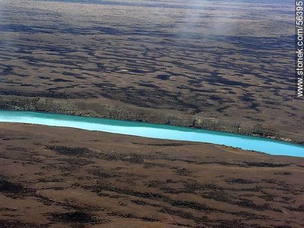 Río Santa Cruz en su nacimiento en el Lago Argentino -  - ARGENTINA. Foto No. 56395