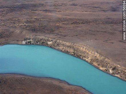 Santa Cruz River at birth in Lago Argentino -  - ARGENTINA. Photo #56394