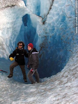 Tourists in Viedma Glacier -  - ARGENTINA. Photo #56599