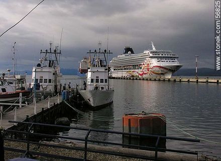 Port of Ushuaia. The Beagle Channel -  - ARGENTINA. Photo #56825
