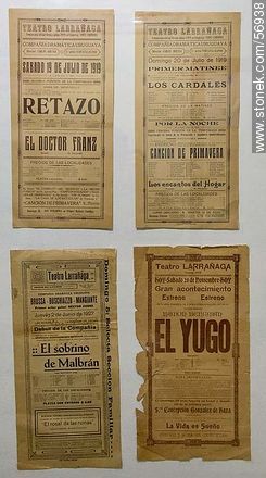Larrañaga Theatre. Old programs. - Department of Salto - URUGUAY. Photo #56938