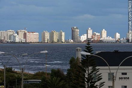 View of Península from Las Delicias - Punta del Este and its near resorts - URUGUAY. Photo #57403