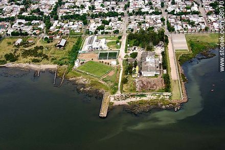 Aerial view of Cerro quarter - Department of Montevideo - URUGUAY. Photo #58070