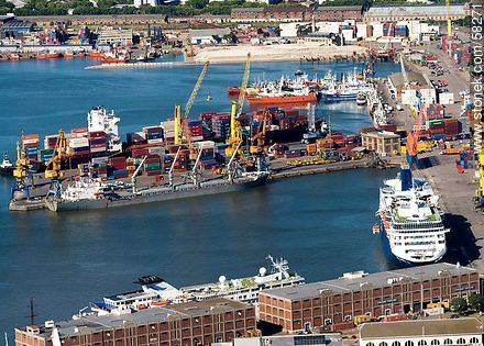 Cruise on the cargo terminal Montecon - Department of Montevideo - URUGUAY. Photo #58271