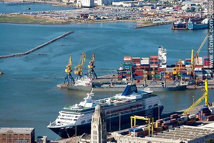 Cruise on the cargo terminal Montecon - Department of Montevideo - URUGUAY. Photo #58268