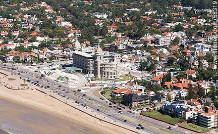 Aerial view of the Hotel Carrasco (2013) - Department of Montevideo - URUGUAY. Photo #58319