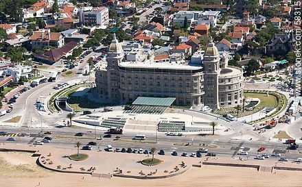 Aerial view of the Hotel Carrasco (2013) - Department of Montevideo - URUGUAY. Photo #58315