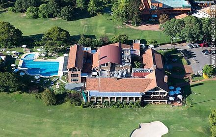 Vista aérea del Club de Golf de Punta Carretas - Departamento de Montevideo - URUGUAY. Foto No. 58387