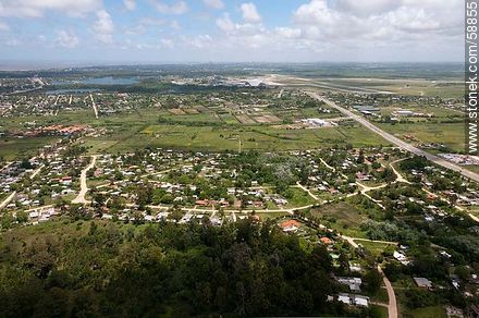 Vista aérea de Lagomar Norte - Departamento de Canelones - URUGUAY. Foto No. 58855