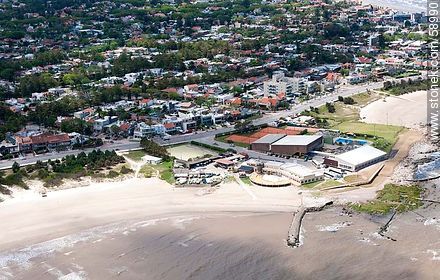 Vista aérea del Club Náutico de Punta Gorda. Playa Verde - Departamento de Montevideo - URUGUAY. Foto No. 58990