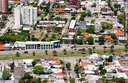 Aerial view of Avenida Italia and Estanislao López St. - Department of Montevideo - URUGUAY. Photo #59241