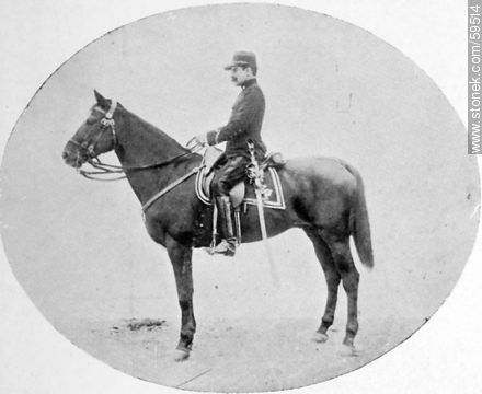 Capital Police. Security Squadron Officer. 1909. - Department of Montevideo - URUGUAY. Photo #59514
