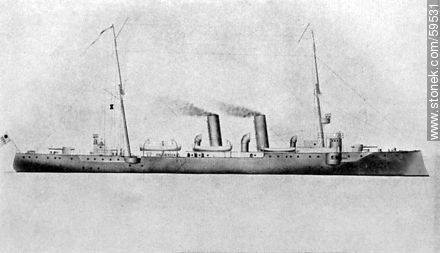 Crucero Uruguay, 1909 -  - URUGUAY. Foto No. 59531