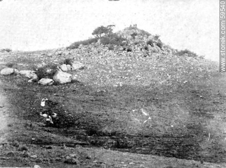 Sierra Mal Abrigo. Cerro Blanco. Depto. de San José. 1909. -  - URUGUAY. Foto No. 59540