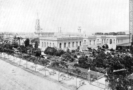 National Asylum. 1909 - Department of Montevideo - URUGUAY. Photo #59657