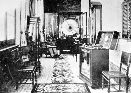 Manicomio Nacional. Gabinete Electroteráptico. 1909 - Departamento de Montevideo - URUGUAY. Foto No. 59658