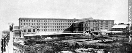 Nueva Penitenciaría Nacional, 1910 - Departamento de Montevideo - URUGUAY. Foto No. 59675