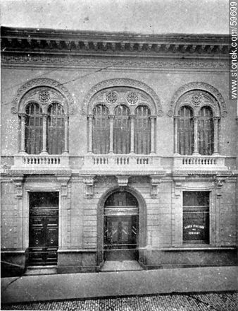 Edificio del Banco Italiano del Uruguay, 1909 - Departamento de Montevideo - URUGUAY. Foto No. 59699