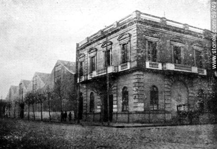 Barraca del Pontón, 1909 - Departamento de Montevideo - URUGUAY. Foto No. 59749
