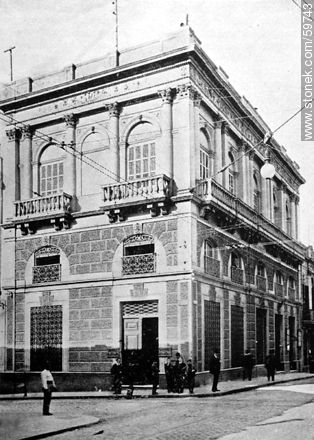 Banco Anglo Sud-Americano Limitado, 1909 - Department of Montevideo - URUGUAY. Photo #59743