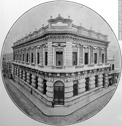 Banco Español del Río de la Plata, 1909 - Department of Montevideo - URUGUAY. Photo #59746