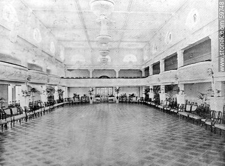 Parque Urbano Casino Hotel, ballroom, 1910. Former Parque Hotel, Mercosur headquarter - Department of Montevideo - URUGUAY. Photo #59748