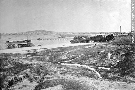 Playa Capurro, 1910 - Departamento de Montevideo - URUGUAY. Foto No. 59769