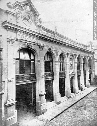 Montevideo. Casa comercial de los señores Taranco. 1909 - Departamento de Montevideo - URUGUAY. Foto No. 59804