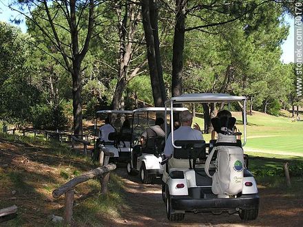 Autos eléctricos para el transporte de jugadores de golf - Punta del Este y balnearios cercanos - URUGUAY. Foto No. 60179