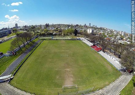 Foto aérea del estadio Parque Palermo del club Central Español - Departamento de Montevideo - URUGUAY. Foto No. 60974