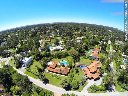 Aerial view or Rincón del Indio - Punta del Este and its near resorts - URUGUAY. Photo #61462