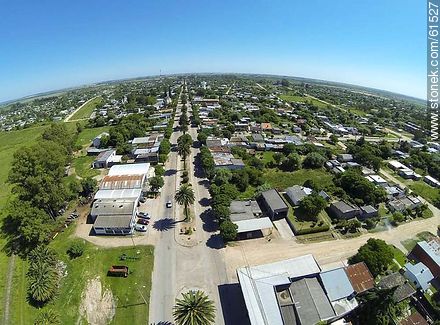 Aerial photo of the Avenida José Batlle y Ordóñez. Route 6. - Department of Canelones - URUGUAY. Photo #61527