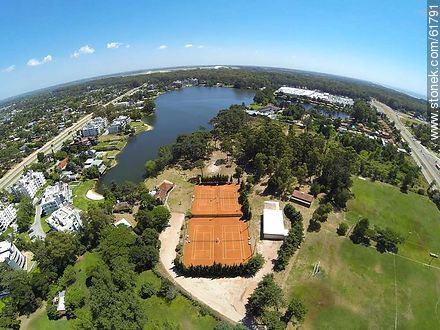 Vista aérea del Club Aleman - Departamento de Canelones - URUGUAY. Foto No. 61791