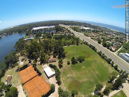Vista aérea del Club Aleman - Departamento de Canelones - URUGUAY. Foto No. 61792