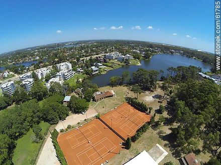 Vista aérea del Club Aleman - Departamento de Canelones - URUGUAY. Foto No. 61785
