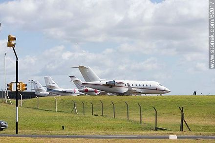 Private jets at the airport in Punta del Este C / C Carlos Curbelo - Punta del Este and its near resorts - URUGUAY. Photo #62017