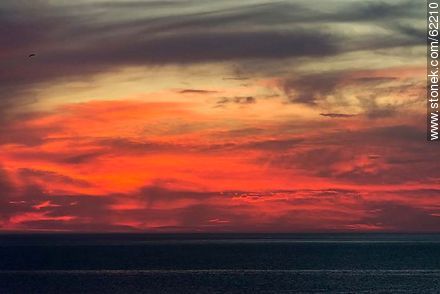 Sunset on the beach - Department of Maldonado - URUGUAY. Photo #62210