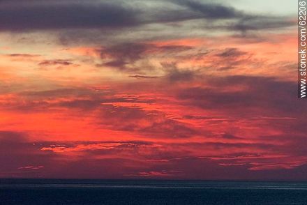 Sunset on the beach - Department of Maldonado - URUGUAY. Photo #62206